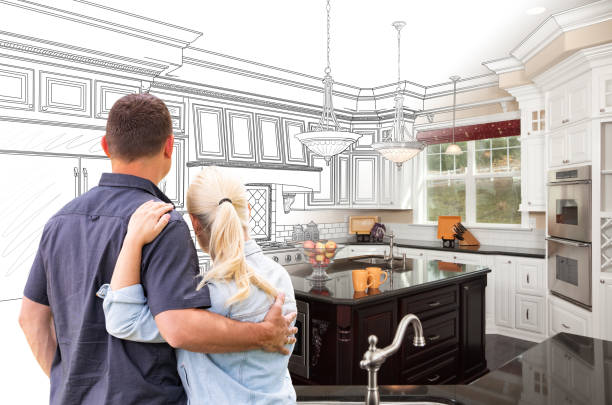 Professional Kitchen Island Installation technician working in Jefferson, MD